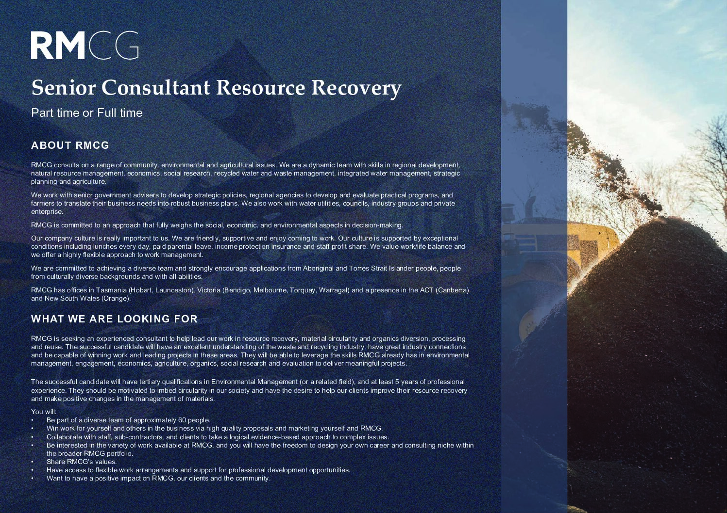 Senior Consultant Resource Recovery